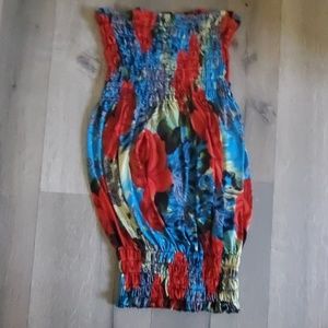 Sleeveless top or mini dress